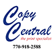 Copy Central logo: A sleek and professional logo representing Copy Central, located in Rockdale County, Georgia